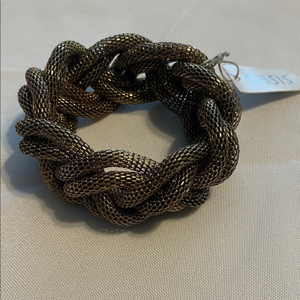 Oasis Metallic Braided Bracelet